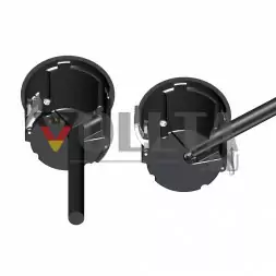 EVOline One / Двойное зарядное устройство USB переменного тока / Черное защитное кольцо