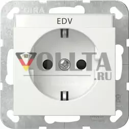 Gira 446203 BSF+SH System 55 RWS розетка SCHUKO