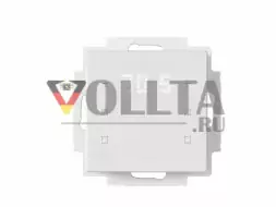 MULLER TS 58.00 knx6 KNX сенсор касания | 6-позиционный, 4 нейтральных, дисплей | студийный белый | 55x55 мм
