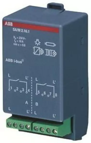 ABB SA/M2.16.1 Модуль релейного активатора двойная,  16А,