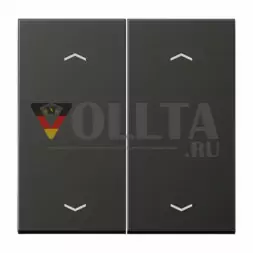 Jung AL2995MPAN LS990 KNX кнопка, клавиша крышка, цвет алюминевый цвет:антрацит