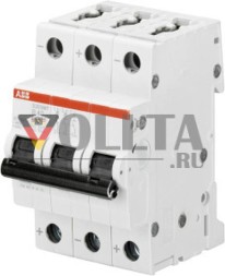 Автоматический выключатель ABB Stotz-Kontakt S203MT-C16UC C16A 3-полюсный, 10 кА, 2CDS273065R0164