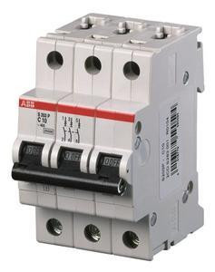 ABB Stotz-Kontakt S203P-C2, автоматический выключатель C-Char., 25 кА, 2 А, 3П, 2CDS283001R0024