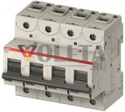 ABB Stotz-Kontakt S804C-B10, высокопроизводительный автоматический выключатель, 10A,B,415VAC=Icu 25kA,4P, 2CCS884001R0105