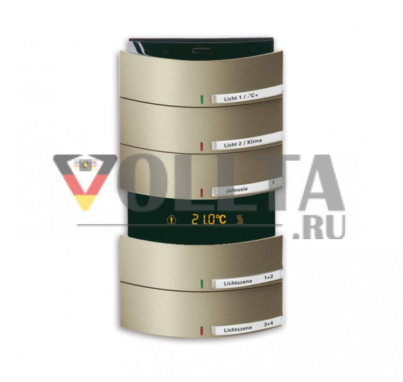 Элемент управления Busch-Jaeger 6321/58-260 5/10-позиционный, с ИК-интерфейсом и RTR, Busch-triton® палладий
