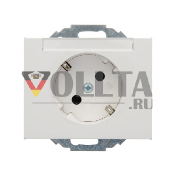 Berker 47287109 K1 SCHUKO-розетка  16А, цвет:полярная белизна, тон:глянец