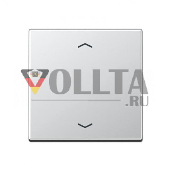 Jung A5232MSAL A500 с функцией памяти крышка, цвет: алюминевый