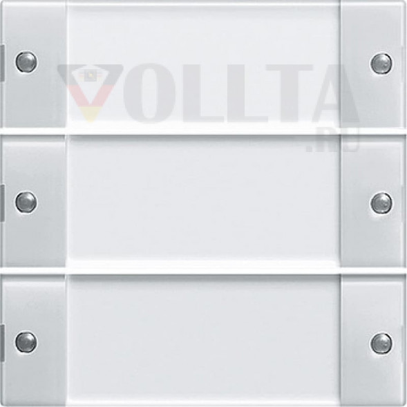 Gira 213303 KNX сенсорный кнопочный сет,3 группы, цвет:чисто белый, тон:глянец