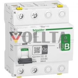 Schneider Electric A9Z64240 IID 2P 40A 300MA ТИП B-SI дифференциальный автоматический выключатель, чувствительный ко всем токам