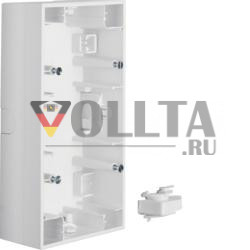 Berker 10527009 Корпус для поверхностного монтажа, 2-полосный, полярно-белый, глянцевый Berker K.1