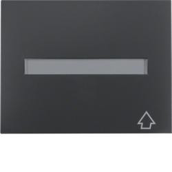 Berker 11547106 промежуточное кольцо с откидной крышкой и полем для маркировки антрацит, матовый Berker K.1
