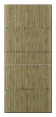 Gira 2132607 Комплект клавиш 2-позиционный, с надписью System 55 Bronze