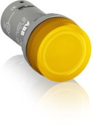 ABB Stotz-Kontakt CL2-507Y, желтый индикатор 48-60 В переменного тока постоянного тока с постоянно встроенным светодиодом, 1SFA619403R5073