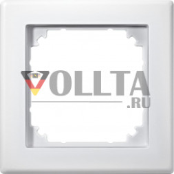 Schneider серия: Merten 484119 M-Smart рамка 1-я, цвет:полярная белизна, тон: матовый