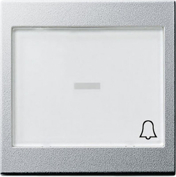 Gira 067926 System55 клавиша звонка крышка, цвет: алюминевый