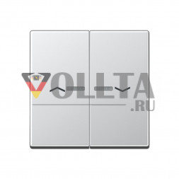 Jung A595KO5PAL A500 KNX кнопка, клавиша крышка, цвет: алюминевый
