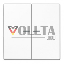 Jung SPLS10921STRFWW KNX RF кнопка 2-позиционная, дюропласт антимикробный, серия LS, альпийский белый