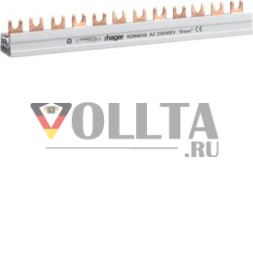 Фазовая шина Hager KDN463A 4-полюсная