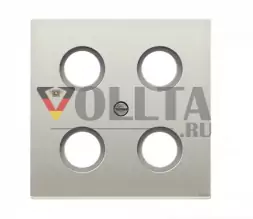 Jung Крышка из нержавеющей стали для розетки 4L SAT TV ES 2990-4 SAT1