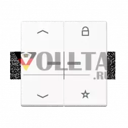 Кнопка радиоуправления Jung FMA1701BFPWWM eNet