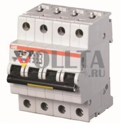 ABB Stotz-Kontakt S203P-C25NA, автоматический выключатель C-Char., 25 кА, 25 А, 3P+NA, 2CDS283103R0254