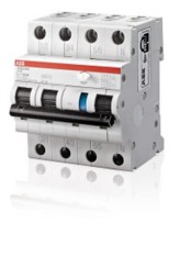 ABB Stotz-Kontakt DS203NC B6 A300, выключатель FI/LS 6kA, 3P+N, тип A, B 6, 300 мА, 2CSR256140R3065