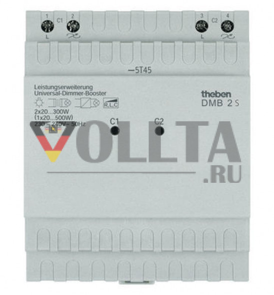 Theben 4910272 DMB2S KNX двойная,  универсальный диммер 