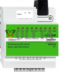 Schneider серия: Merten 644792 Бинарный вход REG 8x24