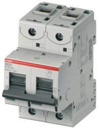 ABB Stotz-Kontakt S802U-Z100, высокопроизводительный автоматический выключатель, 100A, Z, 240VAC=Icu 50kA, 2P, UL 489, 2CCS862017R0825
