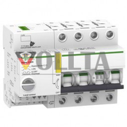 Schneider Electric A9C62425 ACTI9 IC60N TI24 C25A 4-полюсный дистанционно переключаемый автоматический выключатель