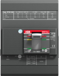 ABB Stotz-Kontakt XT1S 160 TMD 125-1250 4p FF InN=100% , XT1S 160 TMD 125-1250 4P FF IN=100% Компактный автоматический выключатель Tmax XT1 , 1SDA067445R0001