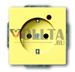 Busch-Jaeger 2310EUGL/VA-815-11 Solo SCHUKO-розетка  16А, цвет: sahara