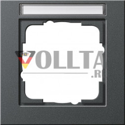 Gira 109123 E2 рамка 1-я, цвет:антрацит
