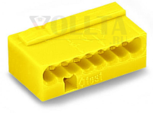 Wago 243-508 Micro Клемма 0,6- 0,8mm цвет: желтый (50 шт)