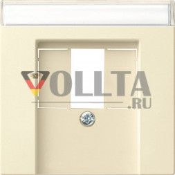 Gira 087601 System55 Телефон/Динамик/USB крышка, с маркировкой цвет: кремово-белый, тон:глянец