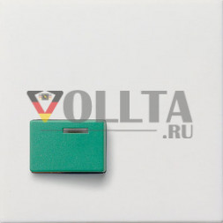 Gira 0246112 Ширококлавишный выключатель кнопка отключения, крышка, цвет:чисто белый, тон:глянец