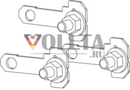ABB Stotz-Kontakt TE-XR1-21-3-W, комплект для подключения XR1 P 21 мм, включая предварительно собранные кабели для 3 трансформаторов, 1SEP619448R0001