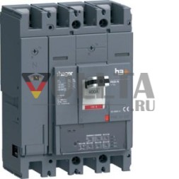 Автоматический выключатель Hager HNW401JR h3+ P630 LSI 4P4D400A 40kA