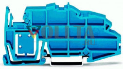 Wago 2009-305 шинная опора для TS35, цвет: голубой