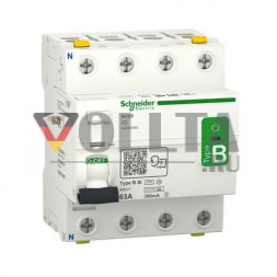 Schneider Electric A9Z65463 IID 4P 63A 300MA S ТИП B-SI дифференциальный автоматический выключатель, чувствительный ко всем токам