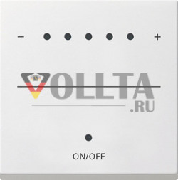 Gira 226027 System55 Touch-Диммер  крышка, цвет:чисто белый, тон: матовый