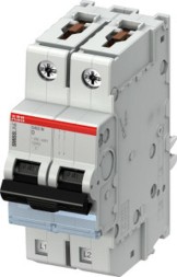ABB Stotz-Kontakt S402M-D10, S402 M-D10 миниатюрный автоматический выключатель D,10A,10kA,2P,втычной, 2CCS572001R0101