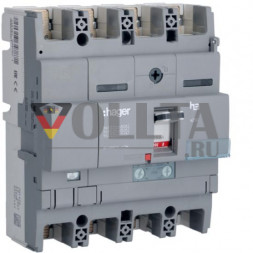 Автоматический выключатель Hager HNB252H x250 4-полюсный 40кА 250А TM50