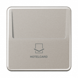 Jung CD590CARDPT-L Переключатель гостиничной карты (без кнопки), серия CD, платина