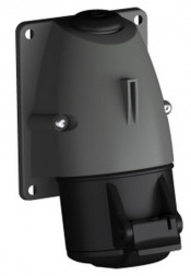 ABB Stotz-Kontakt 332RS5, настенная розетка 332RS5 для поверхностного монтажа, 32 А, IP44 5ч, 3P+E, 600-690 В, 10 шт., 2CMA193129R1000