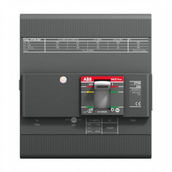 ABB Stotz-Kontakt 1SDA075147R0001 XT3S 225 TMF 200-2000 4P FF UL/CSA автоматический выключатель