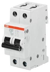 ABB Stotz-Kontakt S202M-C1, автоматический выключатель C-Char., 10 кА, 1 А, 2П, 2CDS272001R0014