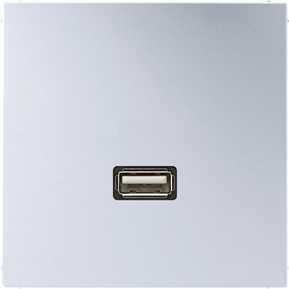 Jung MAAL1122 Мультимедийная система подключения USB 2.0, серия LS, алюминий