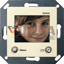 Gira 128601 System55 TFT-Цветной дисплей,цвет: кремово-белый, тон:глянец