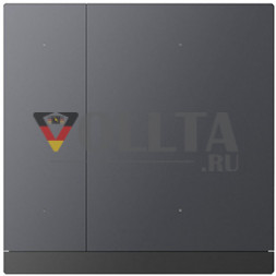 Berker 75162593 BIQ KNX сенсорный комфорт двойная,   цвет: благородная сталь